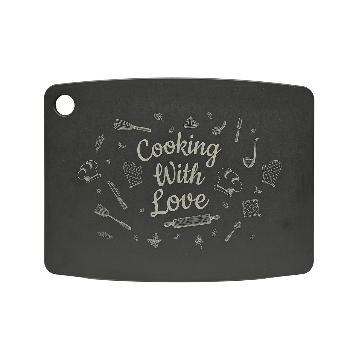 Deska do krojenia 30 cm COOKING WITH LOVE / Jade