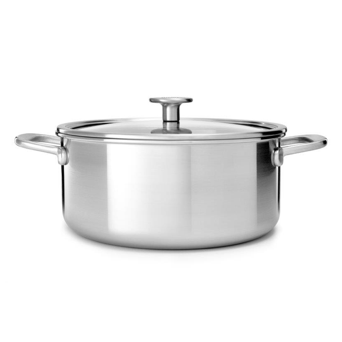 Garnek z pokrywką 3-warstwowy, stalowy - 4,9L / KitchenAid