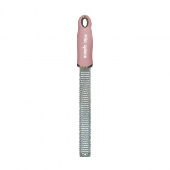 Tarka PREMIUM ZESTER Dusty Rose Microplane 46923, tarka do imbiru, tarka do cytryny, tarka do cytrusów, tarka do przypraw, tarka do cynamonu, tarka do czekolady, 