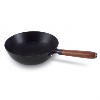 wok żelazny, wok z powłoką ceramiczną, wok mandala, wok 28 cm, wok na grilla, wok BEKA 100225, 