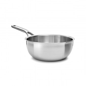 rondel KitchenAid, akcesoria KitchenAid, rondle KitchenAid, KitchenAid, rondel stal nierdzewna, rondel ze stali nierdzewnej, Multi-Ply Stainless Steel KitchenAid, rondel 3-warstwowy, importer KitchenAid, wyłączny przedstawiciel KitchenAid, rondel 2,4l, r