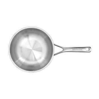 rondel KitchenAid, akcesoria KitchenAid, rondle KitchenAid, KitchenAid, rondel stal nierdzewna, rondel ze stali nierdzewnej, Multi-Ply Stainless Steel KitchenAid, rondel 3-warstwowy, importer KitchenAid, wyłączny przedstawiciel KitchenAid, rondel 2,4l, r