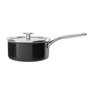 CC003288-001 KitchenAid, czarny rondel KitchenAid, mały rondel KitchenAid, rondel 2,4L, rondelek KitchenAid, rondle KitchenAid, czarny rondelek, rondel KitchenAid 20cm