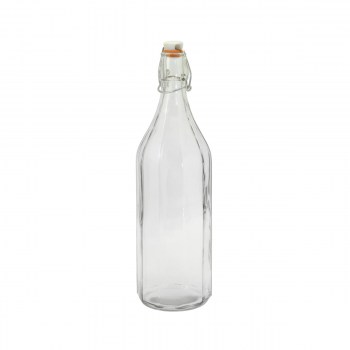 szklana butelka, szklana butelka na wodę, szklana butelka na mleko, szklana butelka 1l