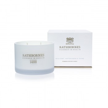 Świeca zapachowa naturalna CLASSIC Mint & Thyme / Rathbornes