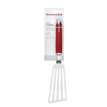 KitchenAid Empire Red, łopatka do smażenia KitchenAid, KitchenAid KAG024OHERE, łopatka do ryb, metalowa łopatka kuchenna do smażenia